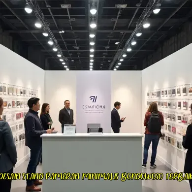 Desain Stand Pameran Minimalis Bondowoso
